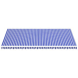 Vidaxl replacement cloth for Luifel 6x3.5 m blue and white