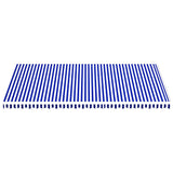 Vidaxl Ersatztuch für Luifel 6x3,5 m blau und weiß