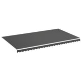 VIDAXL -Ersatztuch für Luifel 6x3,5 m Anthrazit -gelenkt