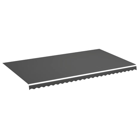 VIDAXL -Ersatztuch für Luifel 6x3,5 m Anthrazit -gelenkt
