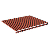Vidaxl Ersatztuch für Luifel 4,5 x 3,5 m orange und braun