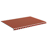 Vidaxx Ersatztuch für Markise 5x3,5 m Orange und Braun