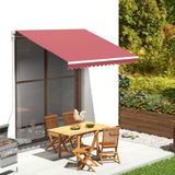 Vidaxl Ersatztuch für Luifel 3x2,5 M Bordeaux Rot