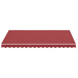 Tissu de remplacement Vidaxl pour Luifel 3,5x2,5 m Bordeaux rouge