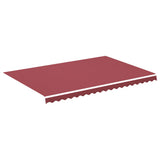Vidaxl Ersatztuch für Luifel 4,5x3 M Bordeaux rot