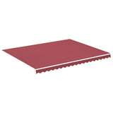 Vidaxl Ersatztuch für Luifel 4,5x3,5 M Bordeaux rot