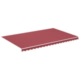 Vidaxl Ersatztuch für Luifel 5x3 M Bordeaux Rot