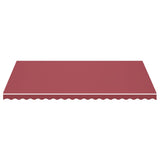 Vidaxl Ersatztuch für Luifel 5x3 M Bordeaux Rot