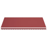Vidaxl Ersatztuch für Luifel 6x3,5 m Bordeaux rot