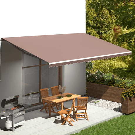 Vidaxl Ersatztuch für Luifel 6x3 m braun