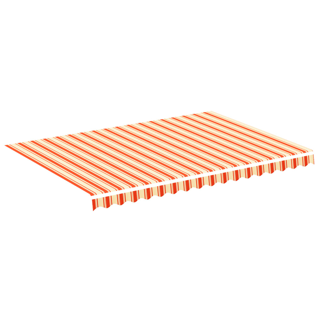 Vidaxl Ersatzstoff fir Luucht 3,5x2,5 m giel an orange