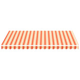 Vidaxl Ersatzstoff fir Luucht 3,5x2,5 m giel an orange