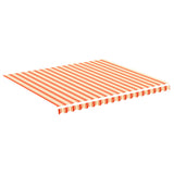 Tissu de remplacement de Vidaxl pour Luifel 4x3,5 m jaune et orange