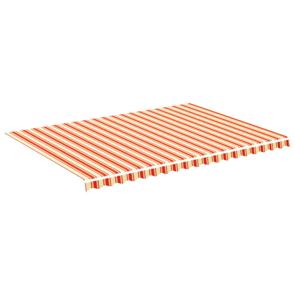 Vidaxl Ersatztuch für Luifel 5x3,5 m gelb und orange