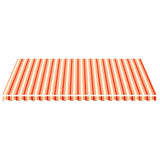 Vidaxl Ersatztuch für Luifel 5x3,5 m gelb und orange