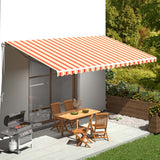 Vidaxl -Ersatztuch für Luifel 6x3,5 m Gelb und Orange