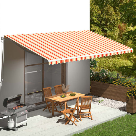 Vidaxl -Ersatztuch für Luifel 6x3,5 m Gelb und Orange
