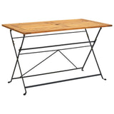 Vidaxl tuintafel inklapbaar 120x70x74 cm massief acaciahout