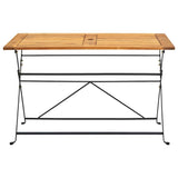 Vidaxl tuintafel inklapbaar 120x70x74 cm massief acaciahout