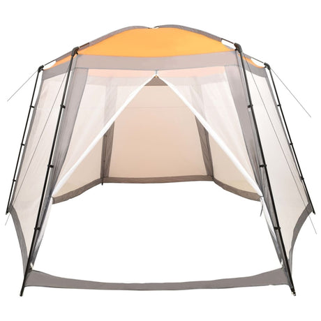 Vidaxl Schwimmbadzelt 500x433x250 cm Stoff grau
