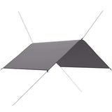 Vidaxl Cover Sail 3x2.85 m Gray