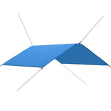 VIDAXL -Deckung Segel 4x4 m blau