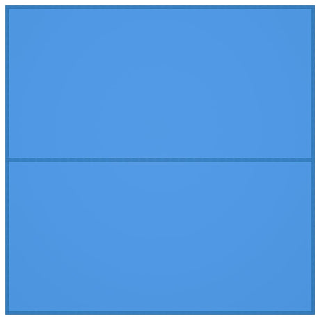 VIDAXL -Deckung Segel 4x4 m blau