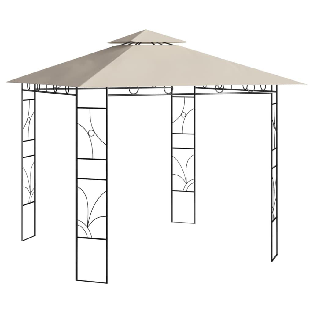 Vidaxl Arbor 160 g m² 3x3x2,7 m crema