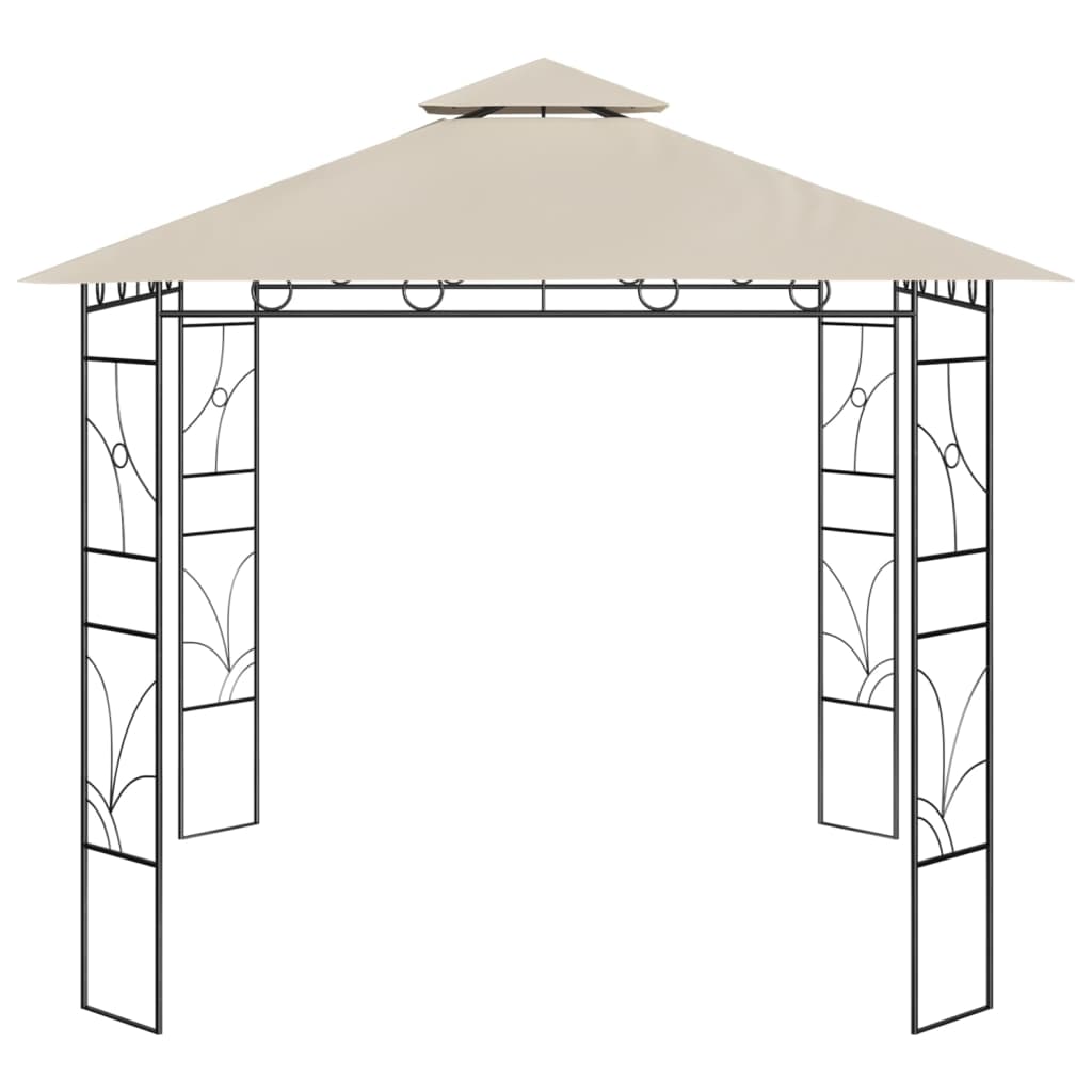 Vidaxl Arbor 160 g m² 3x3x2,7 m crema