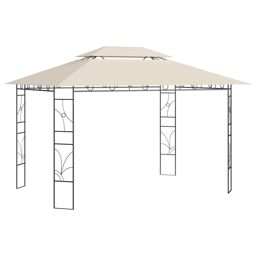 Vidaxl Arbor 160 g m² 4x3x2,7 m crema