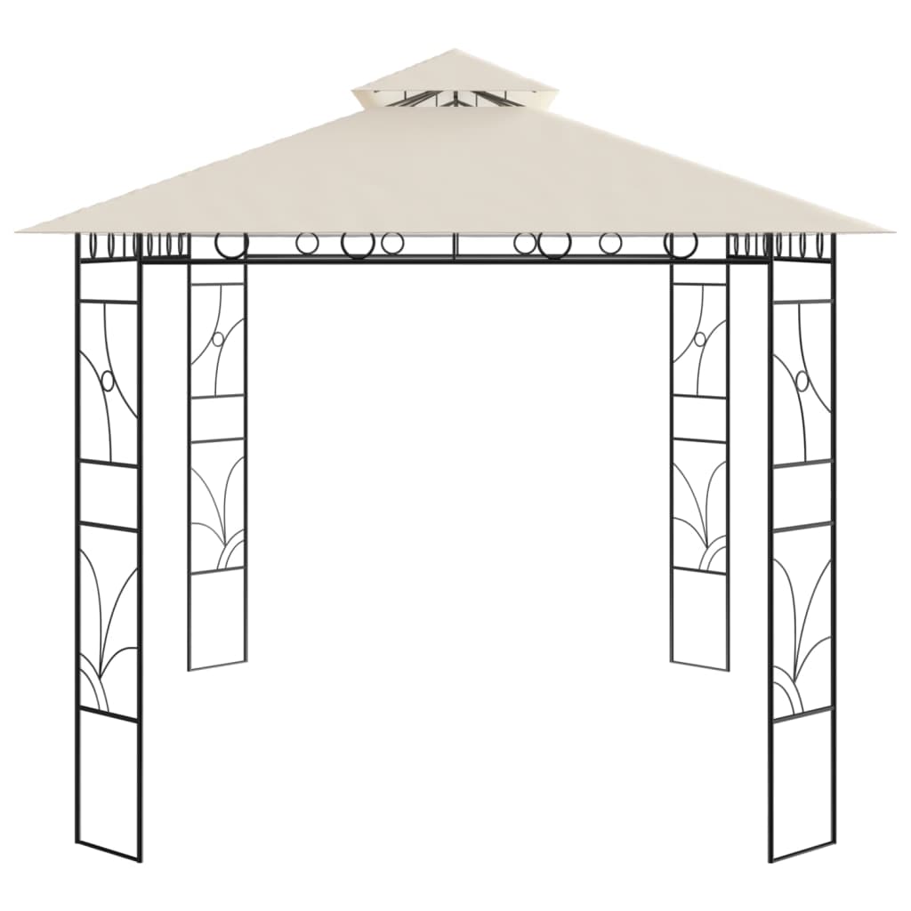 Vidaxl Arbor 160 g m² 4x3x2,7 m crema