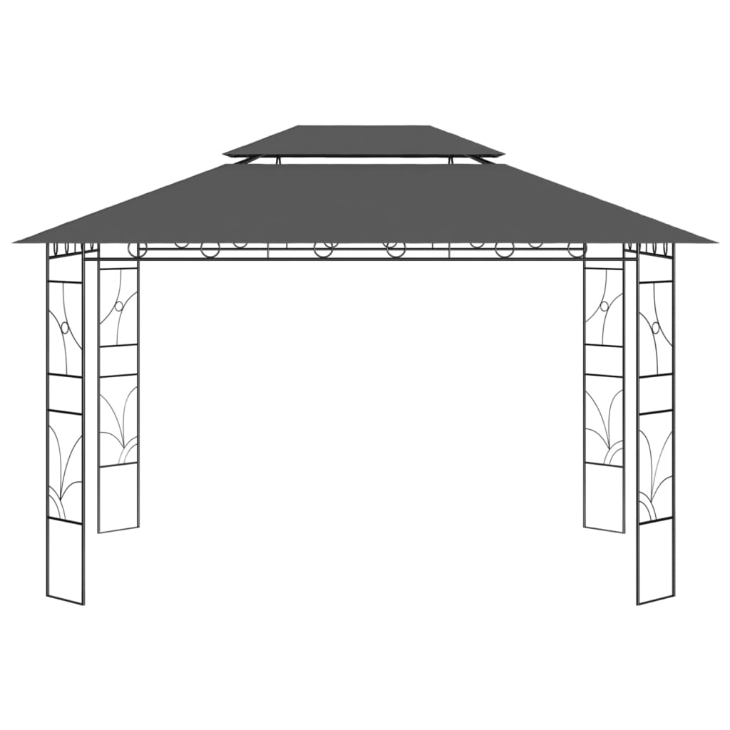 Vidaxl Arbor 160 g m² 4x3x2,7 M antracite