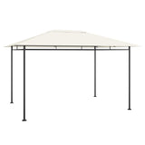 Vidaxl prieel 180 g m² 384x281x270 cm crèmekleurig