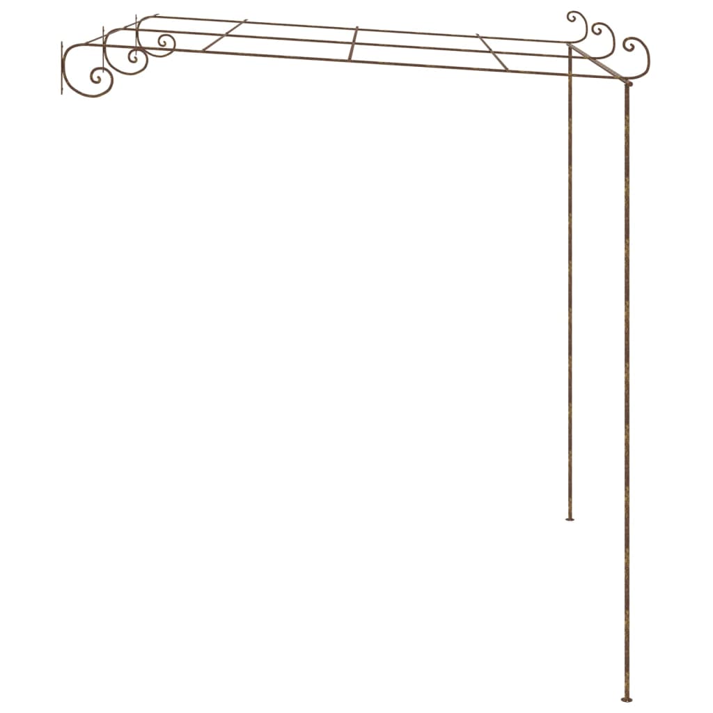 Vidaxl Tuinpergola 3x3x2.5 M Iron Antique Brown