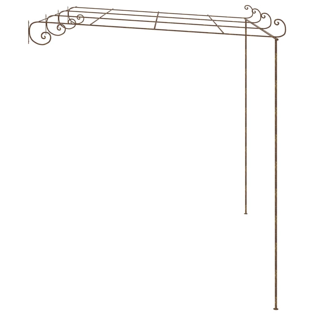 Vidaxl Tuinpergola 4x3x2.5 M Iron Antique Brown