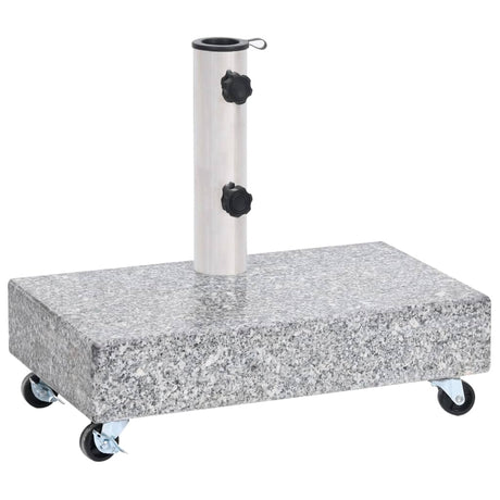 Vidaxl Parasol -Fuß 45x25x8 cm Granit hellgrau