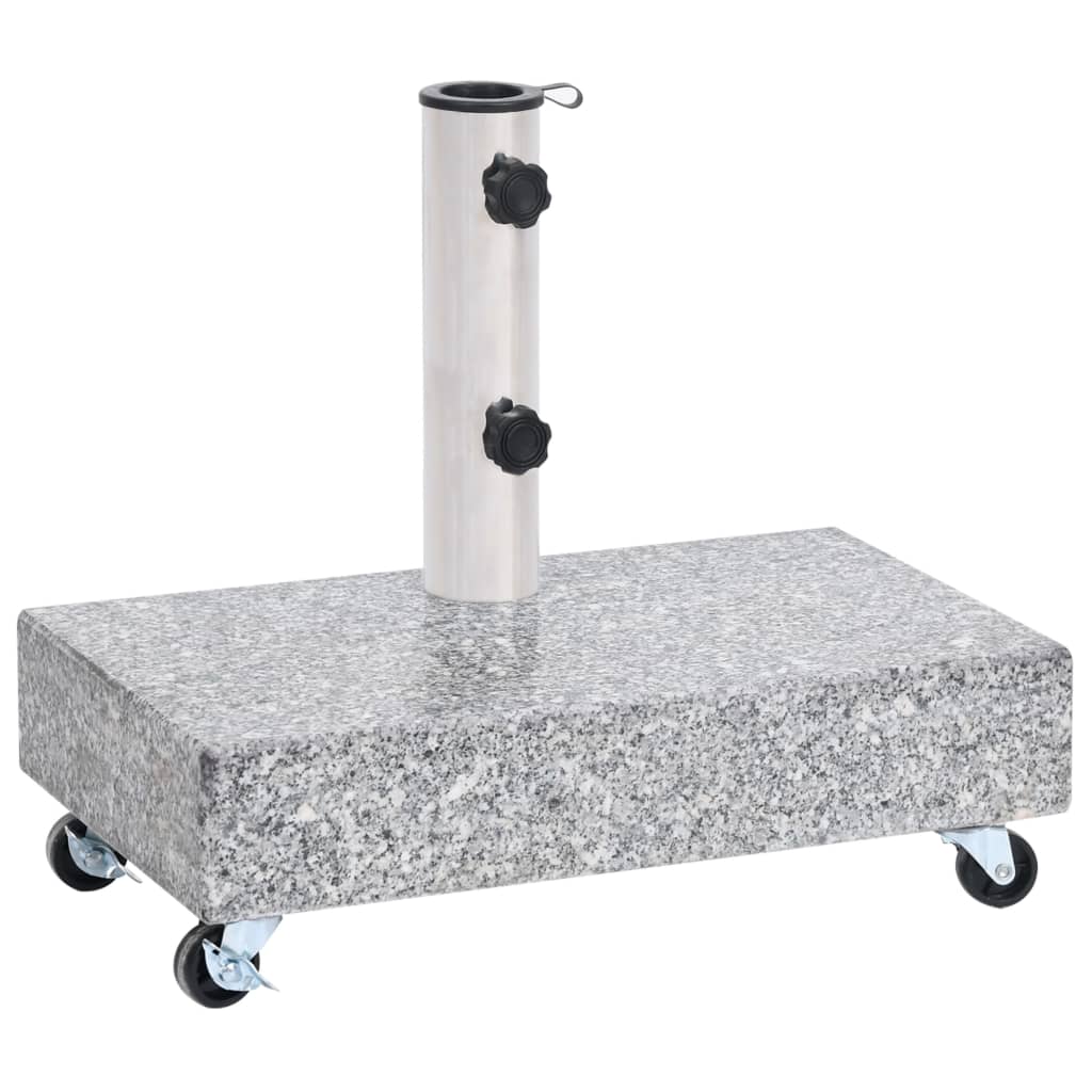 Vidaxl Parasol Foot 45x25x8 cm Granite grigio chiaro