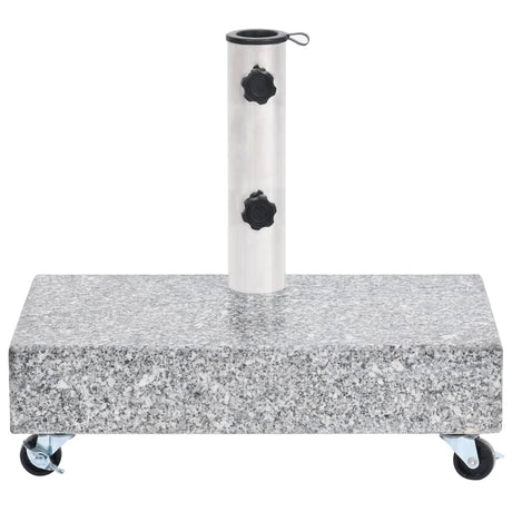 Vidaxl Parasol -Fuß 45x25x8 cm Granit hellgrau