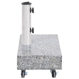 Vidaxl Parasol -Fuß 45x25x8 cm Granit hellgrau