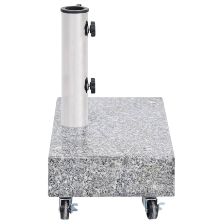 Vidaxl Parasol -Fuß 45x25x8 cm Granit hellgrau