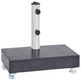 Vidaxl Parasol -Fuß 45x25x8 cm Granit schwarz