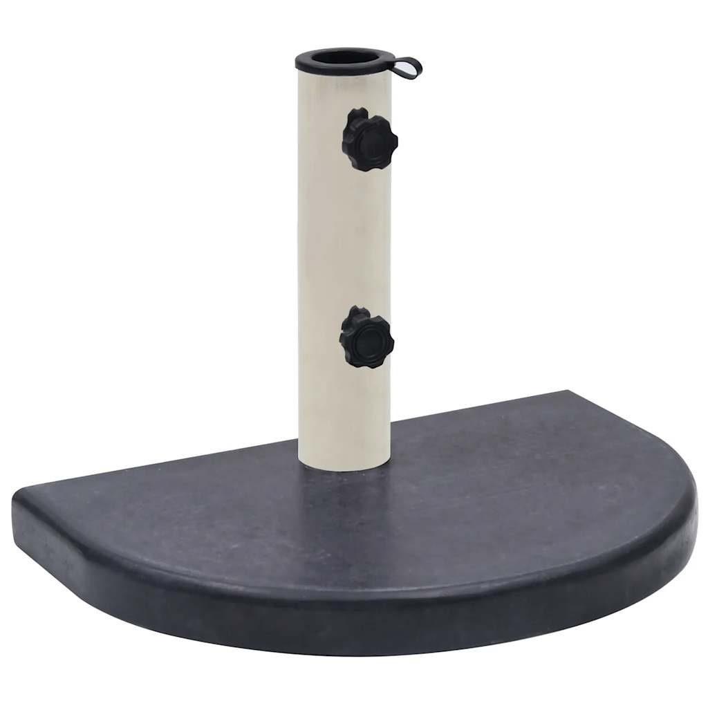 Vidaxl Parasol Foot 40x28x4 cm Granit schwarz