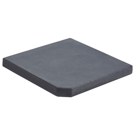 Vidaxl Parasol Fußplatte Quadrat 25 kg Granit schwarz