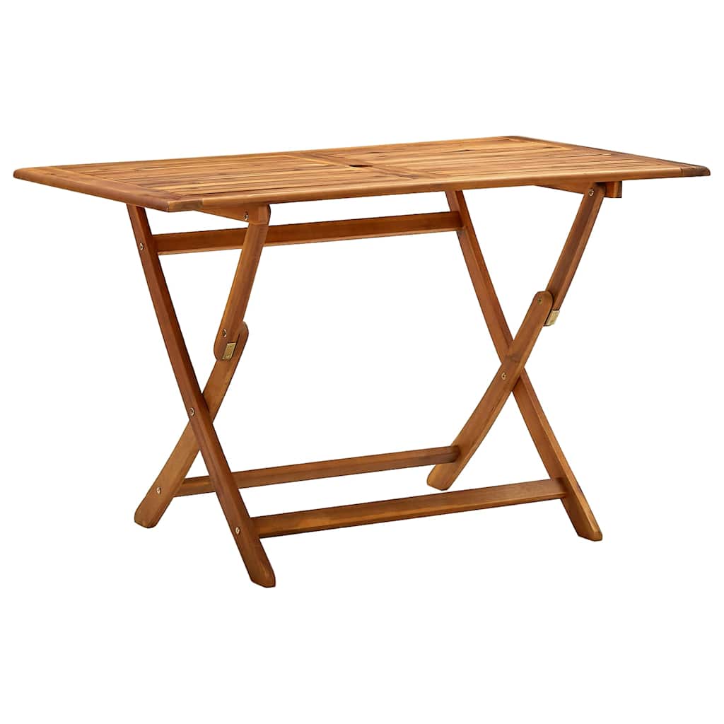 Vidaxl tuintafel inklapbaar 120x70x75 cm massief acaciahout