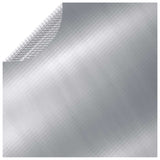 Vidaxl -Poolabdeckung 300 cm PE silberfarben