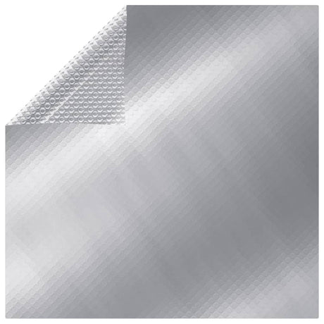 VIDAXL -Poolabdeckung 260x160 cm pe silberfarben