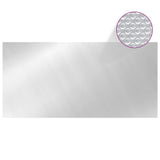 Vidaxl Schwimmbad Abdeckung 450x220 cm pe silberfarben