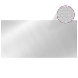 Vidaxl Schwimmbad Abdeckung 450x220 cm pe silberfarben
