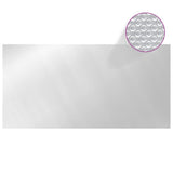 Vidaxl Schwimmbad Abdeckung 400x200 cm PE silberfarben