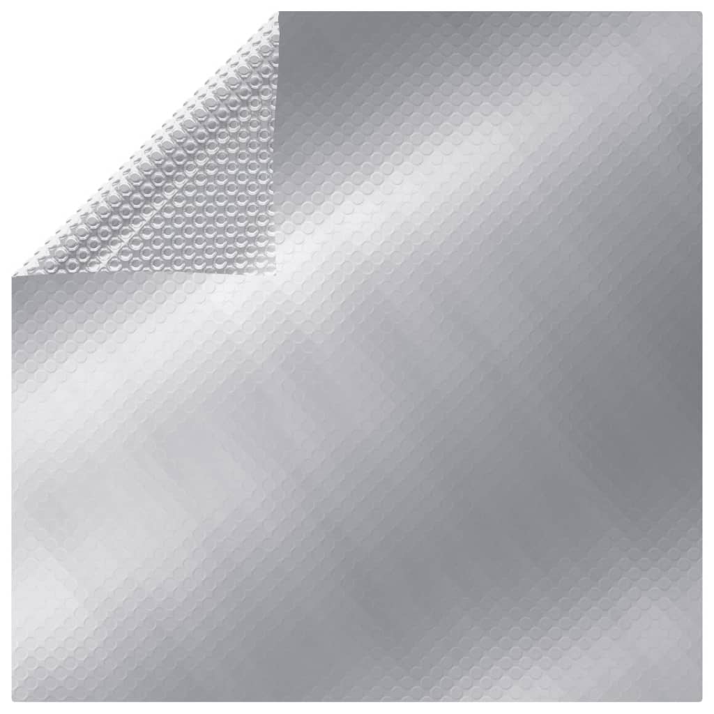 Vidaxl Schwimmbad Abdeckung 488x244 cm pe silberfarben